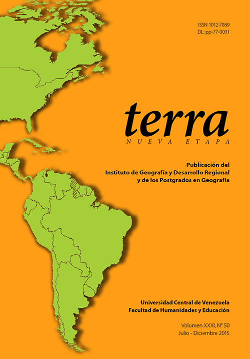 					Ver Vol. 31 Núm. 50 (2015): Terra. Nueva Etapa
				