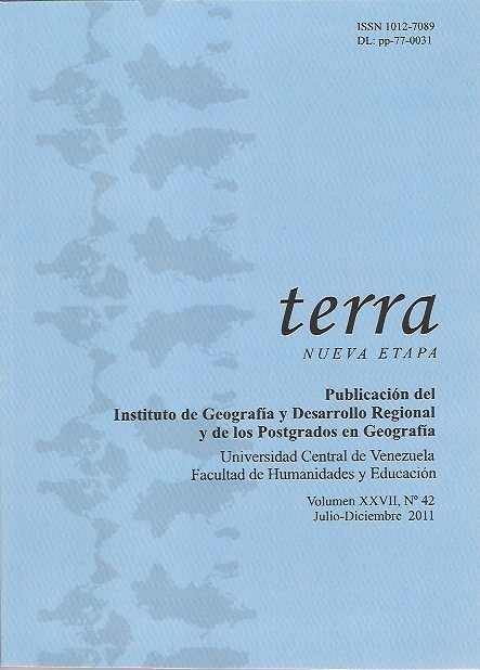 					Ver Vol. 27 Núm. 42 (2011): Terra. Nueva Etapa
				