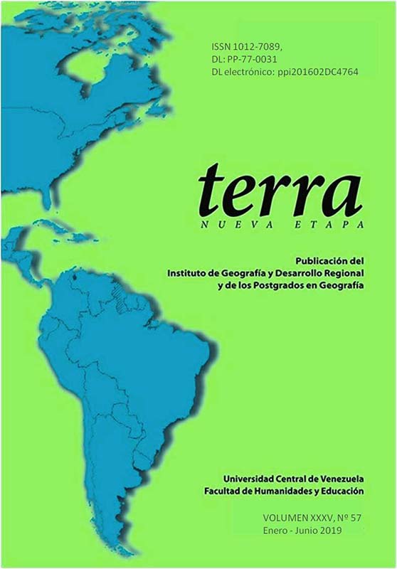 					Ver Vol. 35 Núm. 57 (2019): Terra. Nueva Etapa
				