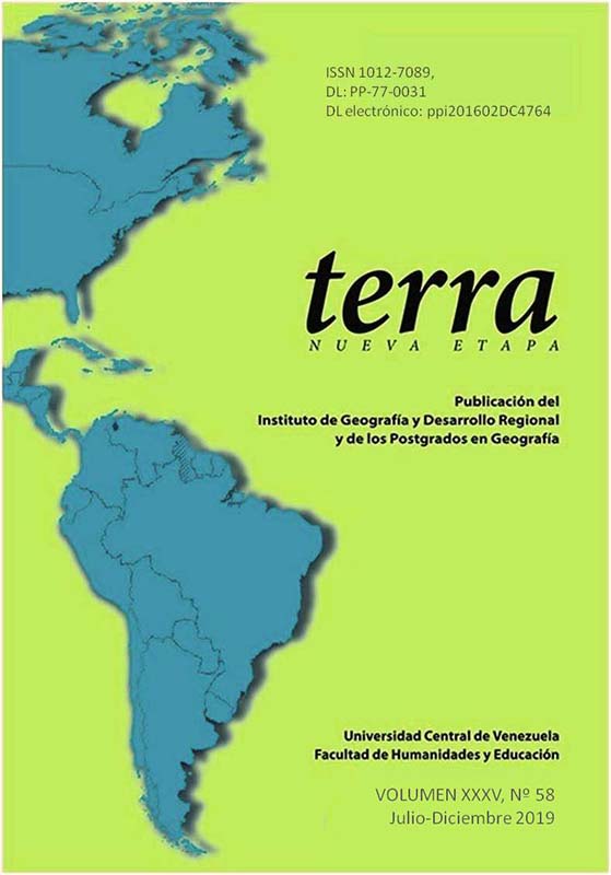					Ver Vol. 35 Núm. 58 (2019): Terra. Nueva Etapa
				