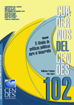 					Ver Vol. 36 Núm. 102 (2019): SEPTIEMBRE-DICIEMBRE Dossier: El diseño de políticas públicas para el desarrollo
				