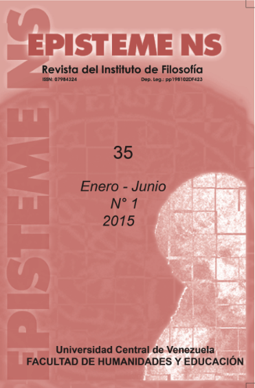 					Ver Vol. 35 Núm. 1 (2015): FILOSOFÍA DE LA CIENCIA, LÓGICA Y FILOSOFÍA DEL LENGUAJE
				