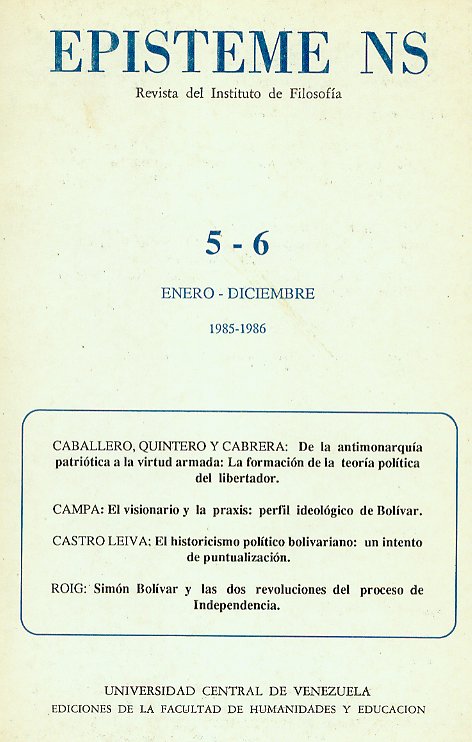 					Ver Vol. 5 Núm. 1-3 (1985): Episteme NS, Vol. 3-4, Nº 5-6, 1985-1986
				