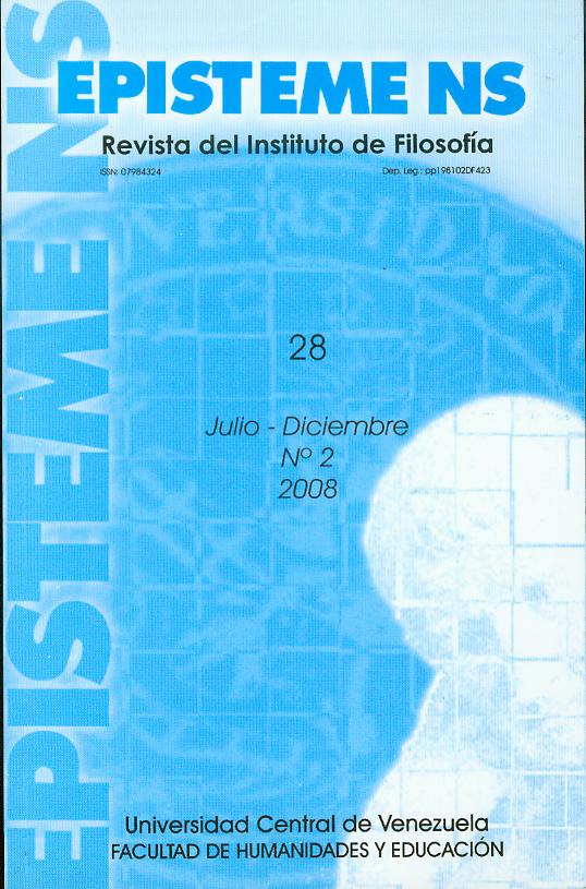 					Ver Vol. 28 Núm. 2 (2008): Actualidad de la ética y la política de Kant
				