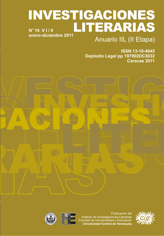 					Ver Vol. 1 Núm. 19 (2011): Investigaciones Literarias. Anuario IIL (II Etapa)
				