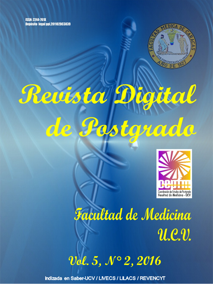 					Ver Vol. 5 Núm. 2 (2016): Revista Digital de Postgrado. Jul-Dic
				