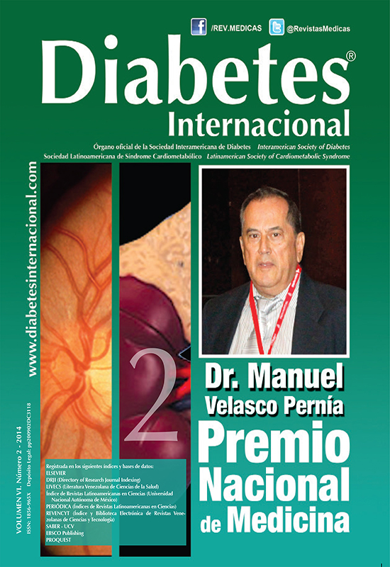 					Ver Vol. 6 Núm. 2 (2014): DIABETES INTERNACIONAL
				