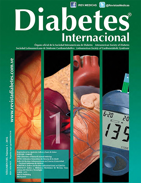 					Ver Vol. 8 Núm. 1 (2016): Diabetes Internacional
				