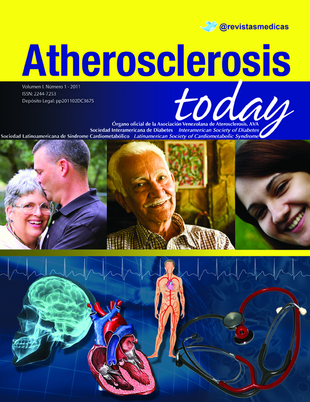 					Ver Vol. 1 Núm. 1 (2011): ATHEROSCLEROSIS TODAY
				