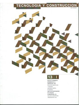 					Ver Vol. 13 Núm. 1 (1997): Tecnología y Construcción
				
