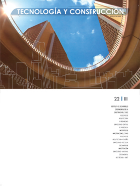 					Ver Vol. 22 Núm. 3 (2006): Tecnología y Construcción
				