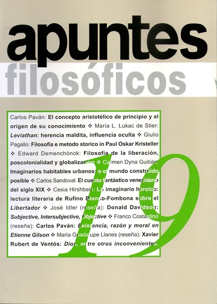 					Ver Núm. 19 (2001): Revista Apuntes Filosóficos N°19
				