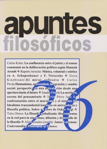					Ver Núm. 26 (2005): Revista Apuntes Filosóficos N°26
				