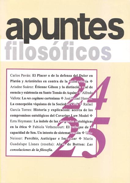 					Ver Núm. 24-25 (2004): Revista Apuntes Filosóficos Nº 24-25
				