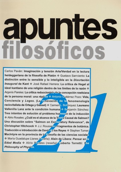 					Ver Núm. 21 (2002): Revista Apuntes Filosóficos Nº 21
				
