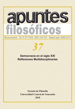 					Ver Vol. 19 Núm. 37 (2010): Democracia en el siglo XXI Reflexiones Multidisciplinarias
				