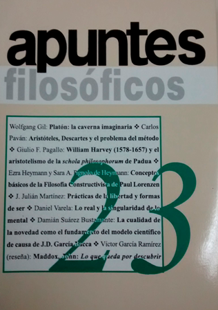 					Ver Núm. 23 (2003): Revista Apuntes Filosóficos Nº 23
				