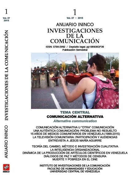 ANUARIO ININCO VOL27 N°1 2015