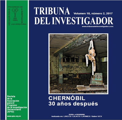					Ver Vol. 18 Núm. 2 (2017): Chernóbil 30 años después
				