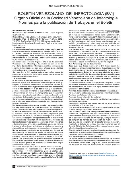 Normas para publicación