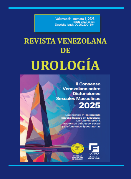 					Ver Vol. 61 Núm. 1 (2026): II Consenso  Venezolano sobre  Disfunciones  Sexuales Masculinas
				