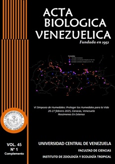 					Ver Vol. 45 Núm. 1 Complemento (2025): VI Simposio de Humedales: Proteger los Humedales para la Vida
				