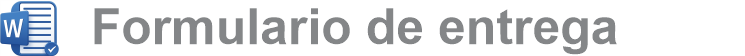 Formulario de entrega