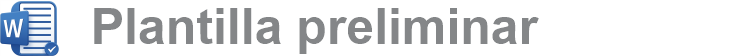 Plantilla preliminar